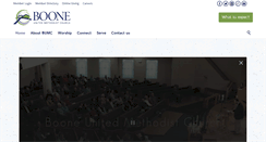 Desktop Screenshot of booneumc.org